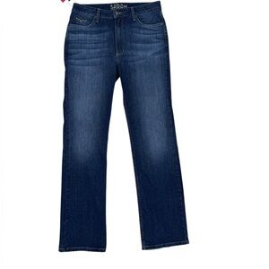 Sarah Kimes Ranch Dark Blue Straight Jeans